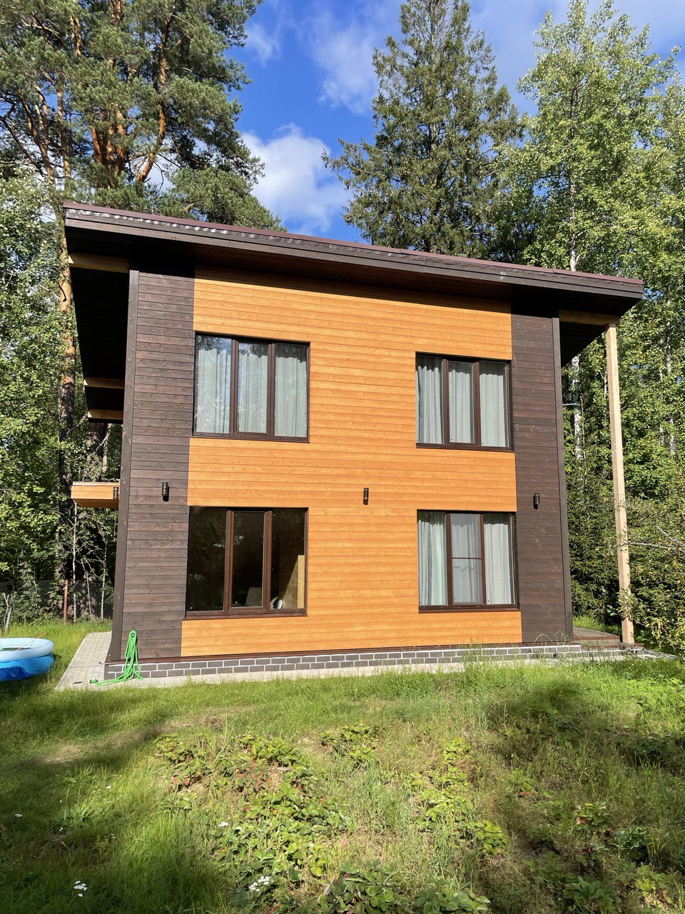 Двухэтажный дом из СИП панелей